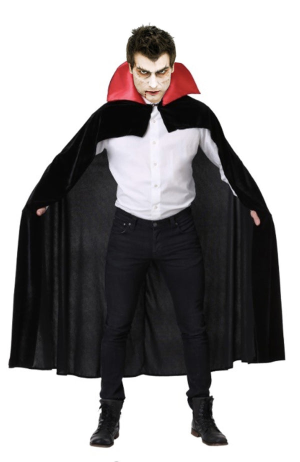 150 CM VAMPIRE CLOAK W/ STAND UP COLLAR